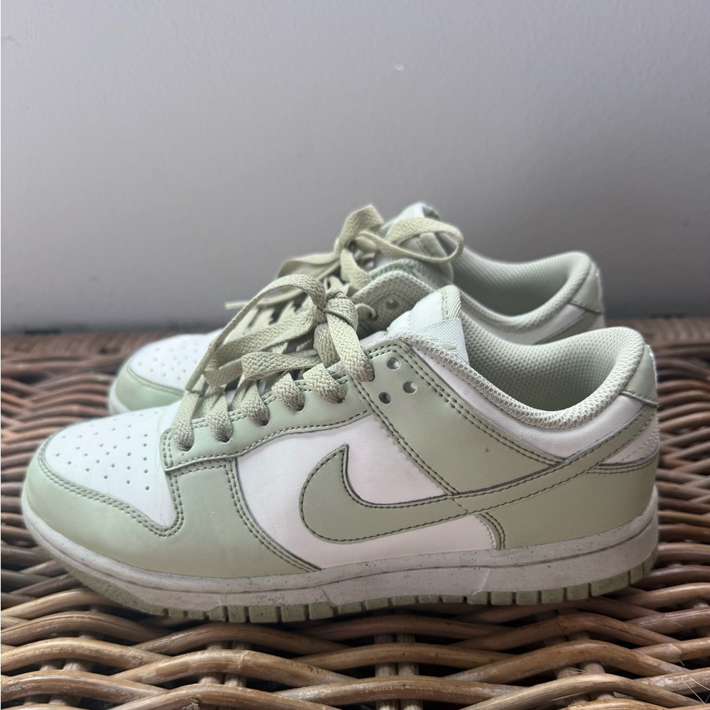 Nike Olive and White Sneakers